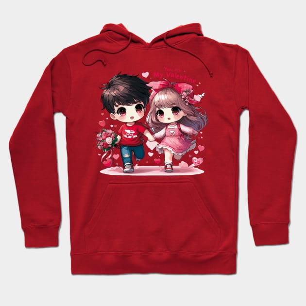 Valentine's Day Memorable Hoodie by Cutetopia